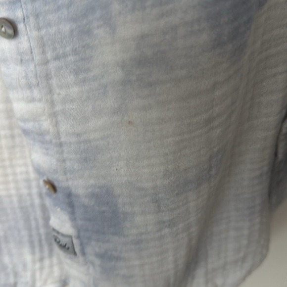 Rails long sleeve button up in blue and white wash size small - Picture 5 of 6